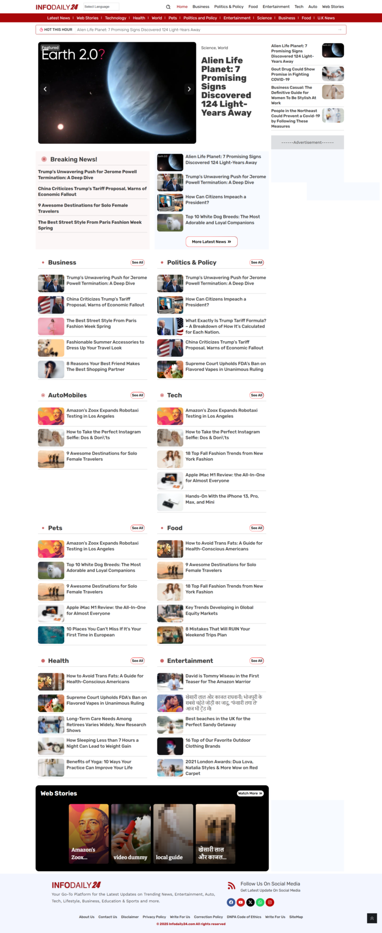 infodaily24- News Website